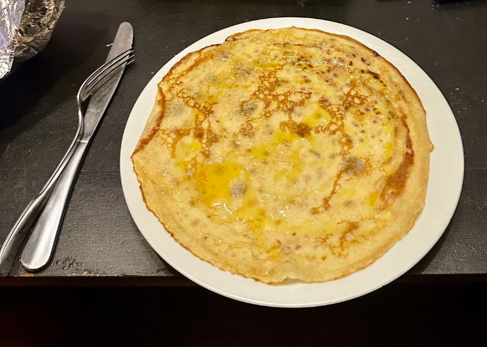 crepe au miel safran